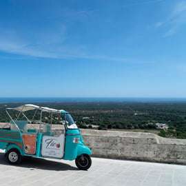 Ostuni 30-Minute Classic Italian Ape Calessino Tour