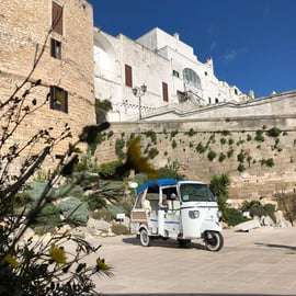 Ostuni: Passeio de Ape Calessino para descobrir a Cidade Branca
