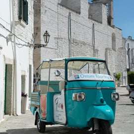 Ostuni 30-Minute Classic Italian Ape Calessino Tour
