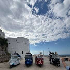 Ostuni: Tour panoramico della Città Bianca in Ape car 100% ECO