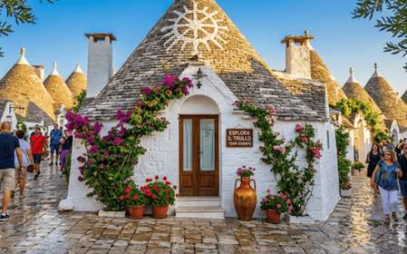 From Brindisi: Alberobello Ostuni Locorotondo: guided tour