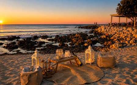 Brindisi, Ostuni: Randka na plaży o zachodzie słońca