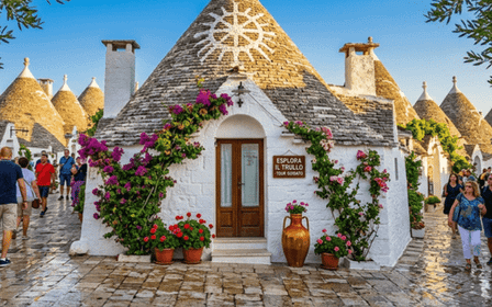 Z Brindisi: Alberobello Ostuni Locorotondo: wycieczka z przewodnikiem