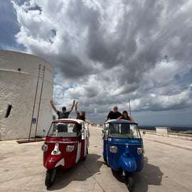 Ostuni: Tour panoramico della Città Bianca in Ape car 100% ECO