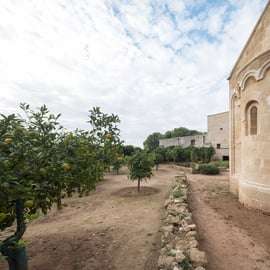 Lecce: Abadia de Santa Maria di Cerrate: ingresso
