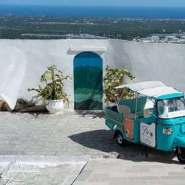 Ostuni 30-Minute Classic Italian Ape Calessino Tour