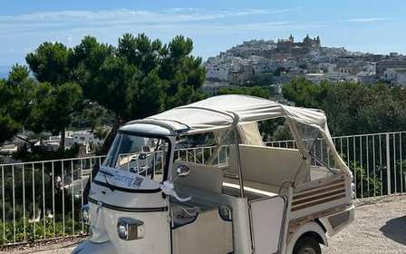 Ostuni: zwiedzanie miasta Ape Calessino – 60 min