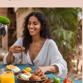 Breakfast with parrots at Masseria Mazzetta with wildlife park