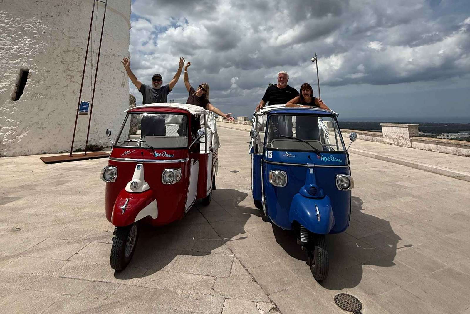Ostuni: Tour panoramico della Città Bianca in Ape car 100% ECO
